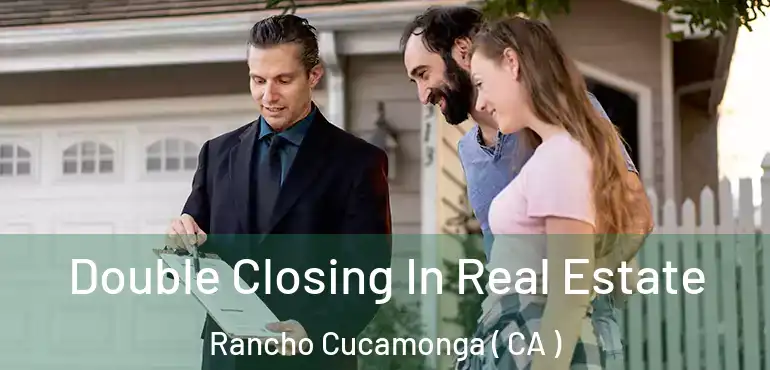  Double Closing In Real Estate Rancho Cucamonga ( CA )